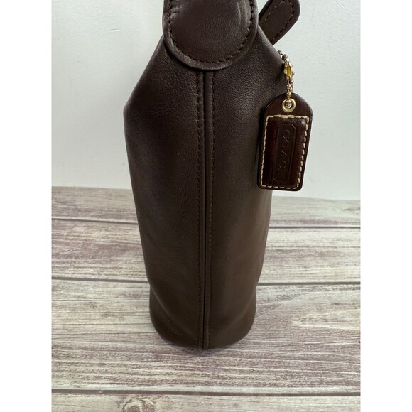 Vintage COACH 4148 Dark Brown Leather Soho Shoulder Bag Made in USA EXCELLENT - Picture 8 of 16